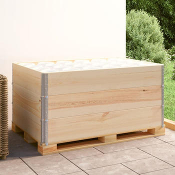 vidaXL Paletten-Aufsatzrahmen 3 Stk. 80x120cm Kiefer Massivholz (310051)