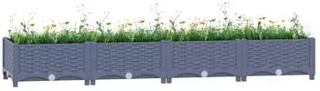 vidaXL Hochbeet 160x40x23cm Polypropylen (310400)