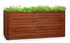 Blumfeldt Rust Grow Gartenbeet verzinktes Stahlblech 0,6 mm Rost-Finish 200 x 90 x 100 cm