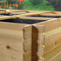 Melko Hochbeet Holz mit 9 Fächern 140 x 140 x 36 cm (50003138)