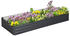 Outsunny Hochbeet Stahl 241 x 90,5 x 30 cm grau (845-518GY)