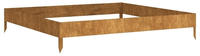 vidaXL Hochbeet 100x100x18,5 cm Cortenstahl