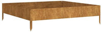 vidaXL Hochbeet 100x100x26 cm Cortenstahl