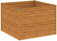 vidaXL Hochbeet 100x100x69 cm Cortenstahl