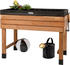 WONDERMAKE Hochbeet-Bausatz XL 100 x 55 x 80 cm dunkelbraun/schwarz