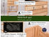 WONDERMAKE Hochbeet-Bausatz XL 100 x 55 x 80 cm braun