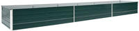 Garten-hochbeet Verzinkter Stahl 480x80x45 Cm Gr&uuml;n - Vidaxl