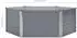 vidaXL Raised Bed 129x129x46 cm grey
