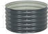 vidaXL Hochbeet Stahl 80x80x44cm grau