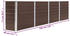 vidaXL Hochbeet Verzinkter Stahl 320x40x77cm Braun