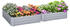 Outsunny Hochbeet Set 2-teilig Stahl verzinkt 100 x 100 x 30 cm grau (845-517GY)