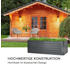 Blumfeldt Hochbeet Metall 180 x 60 x 90 cm grau