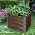 Gartenfreude Hochbeet Pflanzbeet aus Fichtenholz 2er Set erweiterbar (4650-1003-109-2)