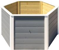 weka Hochbeet "Elementhochbeet 6-Eck" 6-Eck, BxTxH: 120x120x68,5 cm