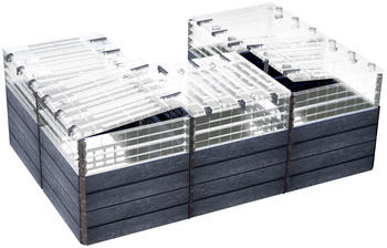 Garantia Ergo Quadro U TurboPlus L 80 Stone 240x80x160cm anthrazit Garantia Ergo Quadro U TurboPlus L 80 Stone 240x80x160cm anthrazit