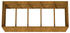 vidaXL Hochbeet Cortenstahl 200 x 80 x 80 cm (824539)