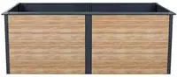 WESTMANN Hochbeet "Metall Hochbeet Primus-Multi XL" Holzoptik, 200x100x77 cm