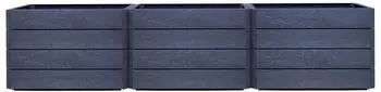 Garantia Ergo Vario 2 Hochbeet 190 x 190 x 75 cm stone (645186)