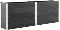 vidaXL Garten-Hochbeet 250 x 100 x 91 cm WPC Grau