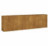 vidaXL Hochbeet Cortenstahl 280 x 40 x 80 cm (824528)