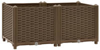 vidaXL Hochbeet 80x40x38 cm Polypropylen