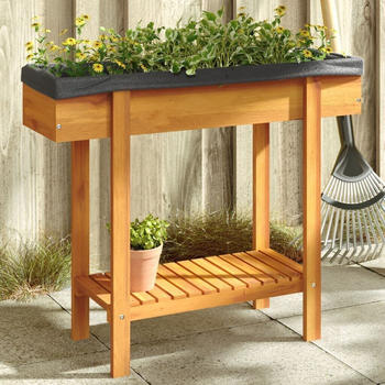 vidaXL Hochbeet 90x30x75cm Massivholz Akazie