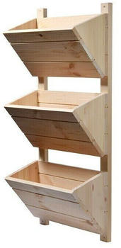 Dobar Hochbeet 38x17,5x79cm Holz Natur