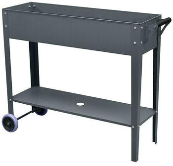 Floraworld Hochbeet Mobil 41x100x80cm Stahl Anthrazit