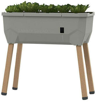 Gusta Garden Hochbeet Sammy Salad 79x37,5x95cm Kunststoff Hellgrau