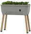 hellgrau: Gusta Garden Hochbeet Sammy Salad 79x37,5x95cm Kunststoff