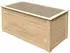Karibu Hochbeet 1 1490l naturbelassen