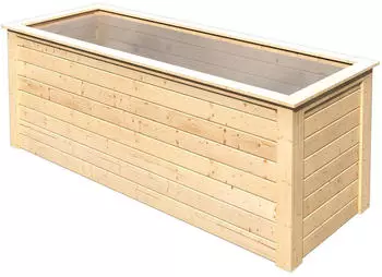 Karibu Hochbeet 2 1510l naturbelassen