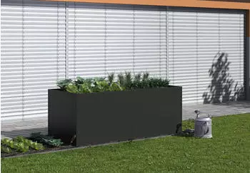 KGT Aluminium Hochbeet 210 anthrazit 1185l – Robuste Materialien für Langlebigkeit