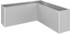 silber-metallic: Biohort Pflanzbeet Belvedere Maxi 201x201x77cm