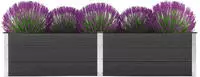 vidaXL Garten-Hochbeet 250 x 100 x 54 cm WPC Grau