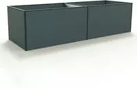 Hochbeet Kr&auml;uter-gem&uuml;se-beet Kingsize Daniela Aluminium - 297 X 99 X 77 Cm -