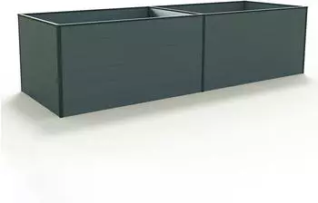 GFP - Garten- & Freizeit-Profi Hochbeet Kingsize Daniela mit Aluminium-Hohlkammerprofilen 297 x 99 x 77 cm anthrazit (GFPV00373)