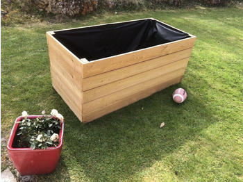 Riegelsberger Pflanzbeet Lärchenholz 110 x 40 x 71 cm Bohlenstärke 20 mm glatt