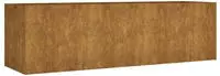 vidaXL Hochbeet 280x80x80 cm Cortenstahl