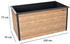 Zelsius Hochbeet für Garten 150 x 75 x 77 cm Holzoptik anthrazit