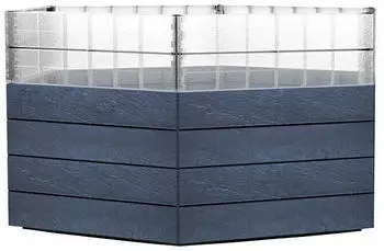 Garantia Hochbeet Ergo Turbo XL Stone Set Ø145x75cm Kunststoff Anthrazit Garantia Hochbeet Ergo Turbo XL Stone Set Ø145x75cm Kunststoff Anthrazit