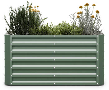 Blumfeldt High Grow Straight Hochbeet 120x60x60cm dunkles moosgr&uuml;n