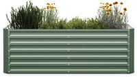 Blumfeldt Garten-hochbeet Aus Verzinktem Stahl, 180x60x90 Cm - Gerade Form, Rost- &