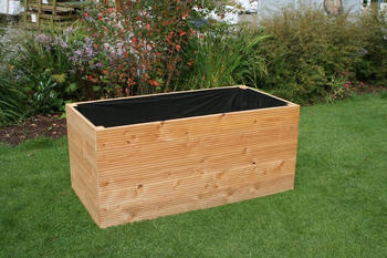 Riegelsberger Pflanzbeet Lärchenholz 110 x 40 x 71 cm Bohlenstärke 27 mm geriffelt