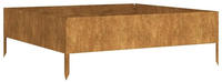 vidaXL Hochbeet 100x100x33,5 cm Cortenstahl