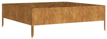 vidaXL Hochbeet Cortenstahl 100 x 100 x 33,5 cm (824515)