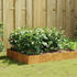 vidaXL Hochbeet Cortenstahl 100 x 100 x 33,5 cm (824515)