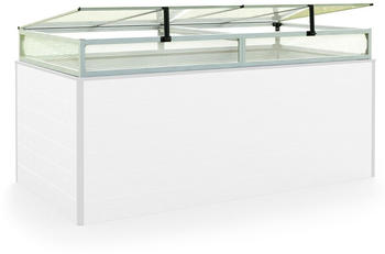 GFP - Garten- & Freizeit-Profi Frühbeetkasten Aluminium mit Polycarbonat-Doppelstegplatten 195 x 99 cm (GFPV00631)
