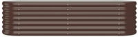 vidaXL Hochbeet Verzinkter Stahl 152x40x36 cm Braun