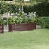 vidaXL Hochbeet Pulverbeschichteter Stahl 152 x 40 x 36 cm braun